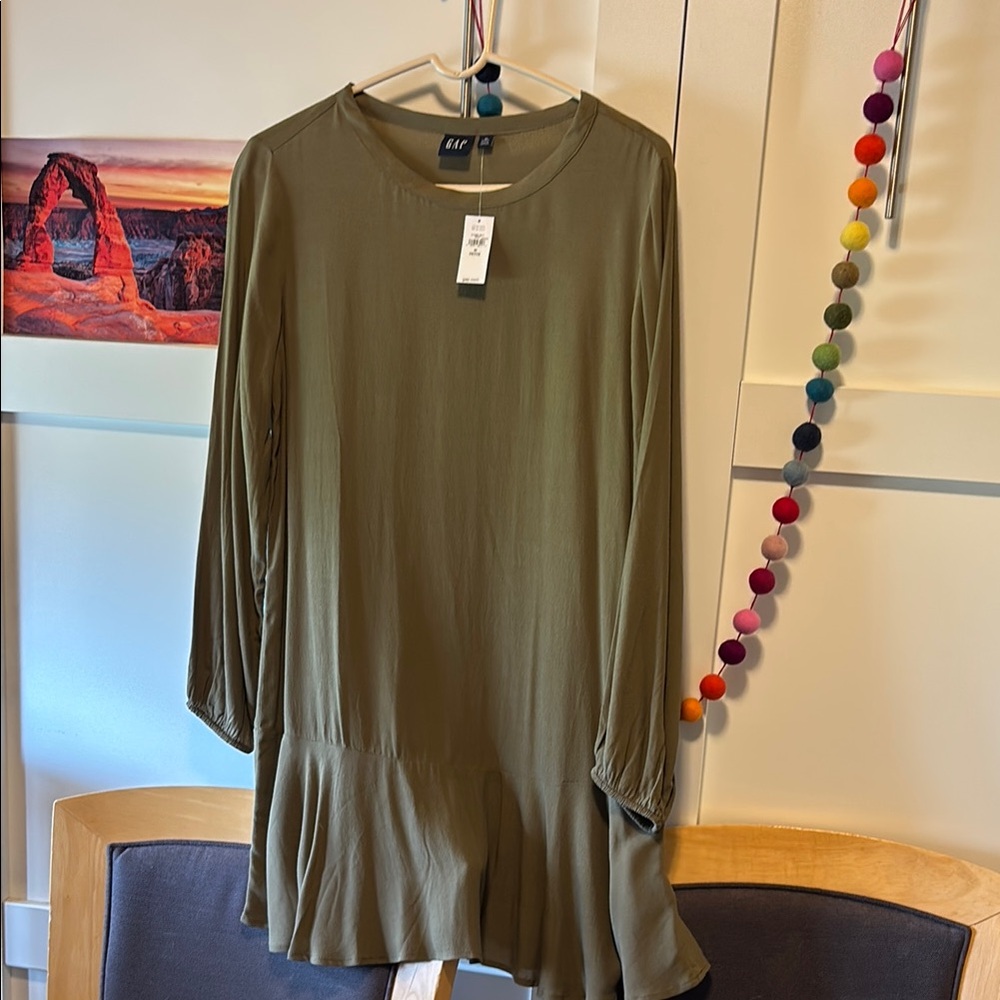 GAP Green Tunic Dress